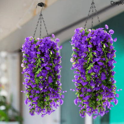 Artificial Hanging Flower Basket Decor