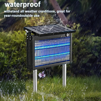 Solar Bug Zapper Outdoor Waterproof with Smart Light Sensor