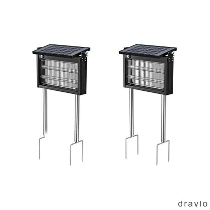 Solar Bug Zapper Outdoor Waterproof with Smart Light Sensor