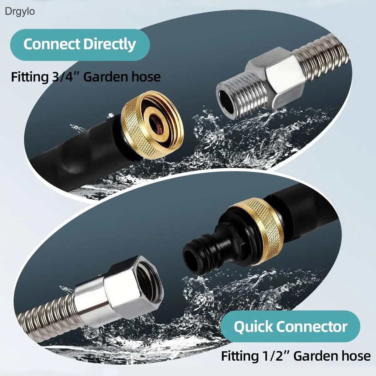 High Pressure Jet Washer with 2 Nozzles