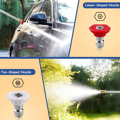 High Pressure Jet Washer with 2 Nozzles