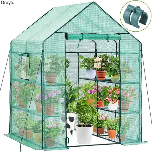 Portable Greenhouse with Steel Frame