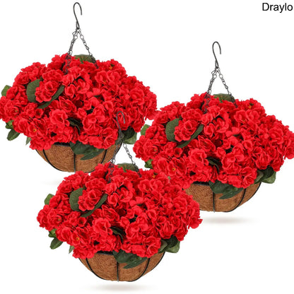 Artificial Hanging Flower Basket Decor