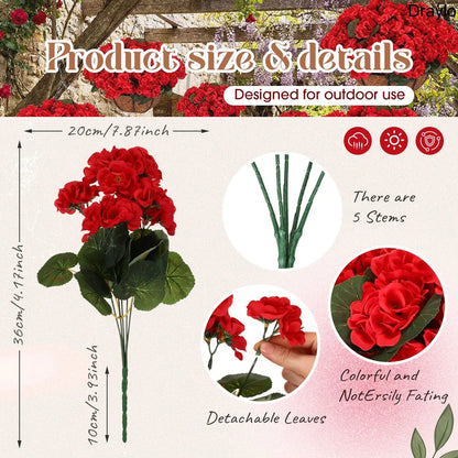 Artificial Hanging Flower Basket Decor