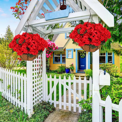 Artificial Hanging Flower Basket Decor