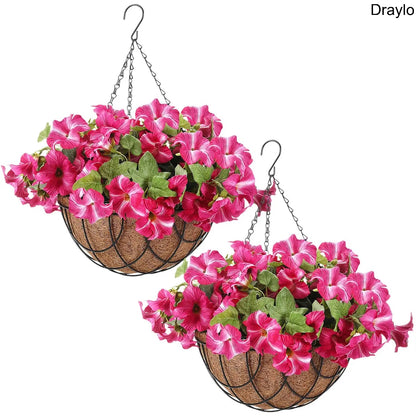 Artificial Hanging Flower Basket Decor