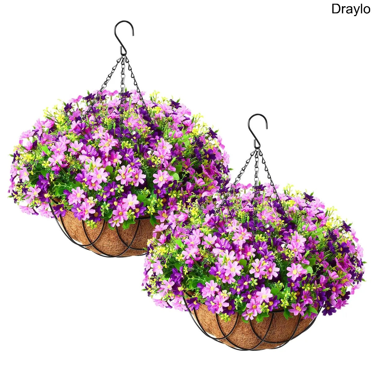 Artificial Hanging Flower Basket Decor