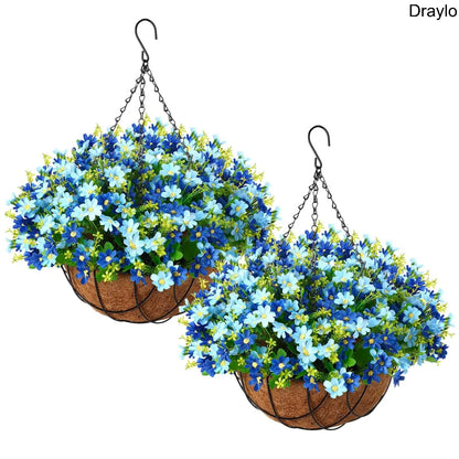 Artificial Hanging Flower Basket Decor