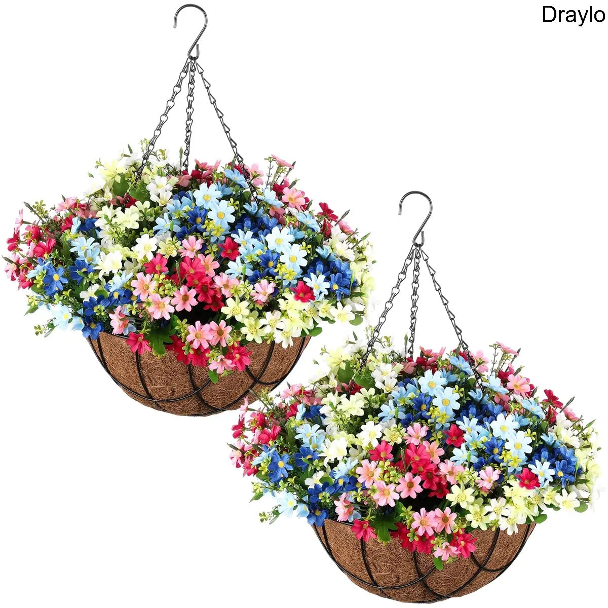 Artificial Hanging Flower Basket Decor