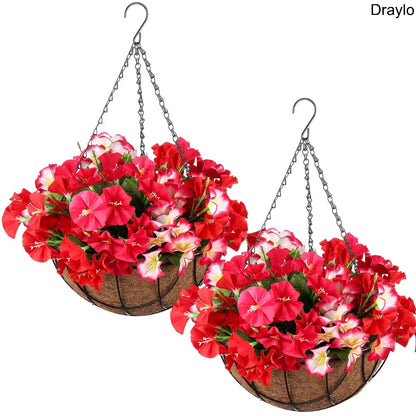 Artificial Hanging Flower Basket Decor