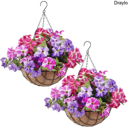 Artificial Hanging Flower Basket Decor