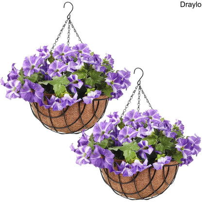 Artificial Hanging Flower Basket Decor