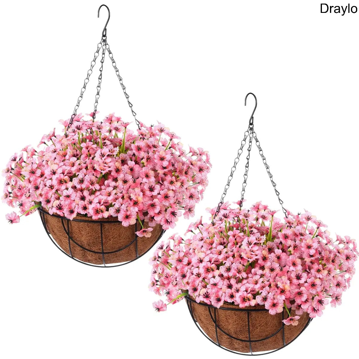 Artificial Hanging Flower Basket Decor