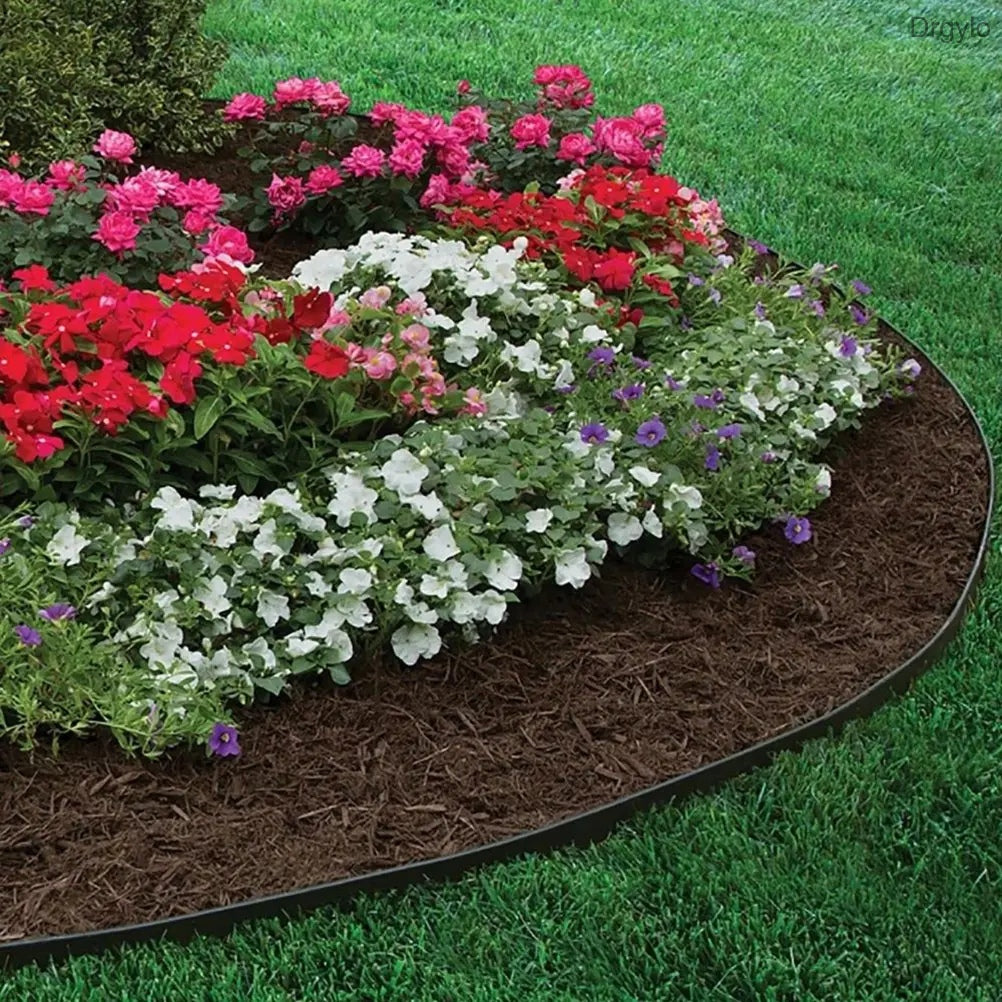 2 Inch Plastic Garden Edging Kit with Spikes